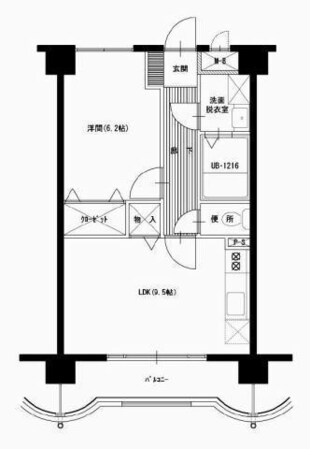 松橋マンションの物件間取画像